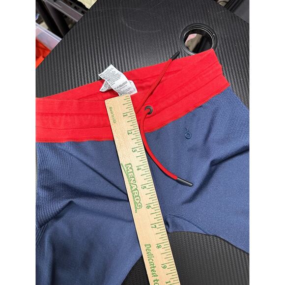 Kari Traa Tveito Tights Base Layer Leggings Blue Red Size XS/S Ski Preppy - Picture 5 of 12